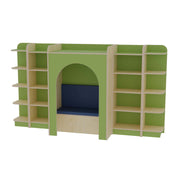 Creative Library Reading Nook & Bookcase Set