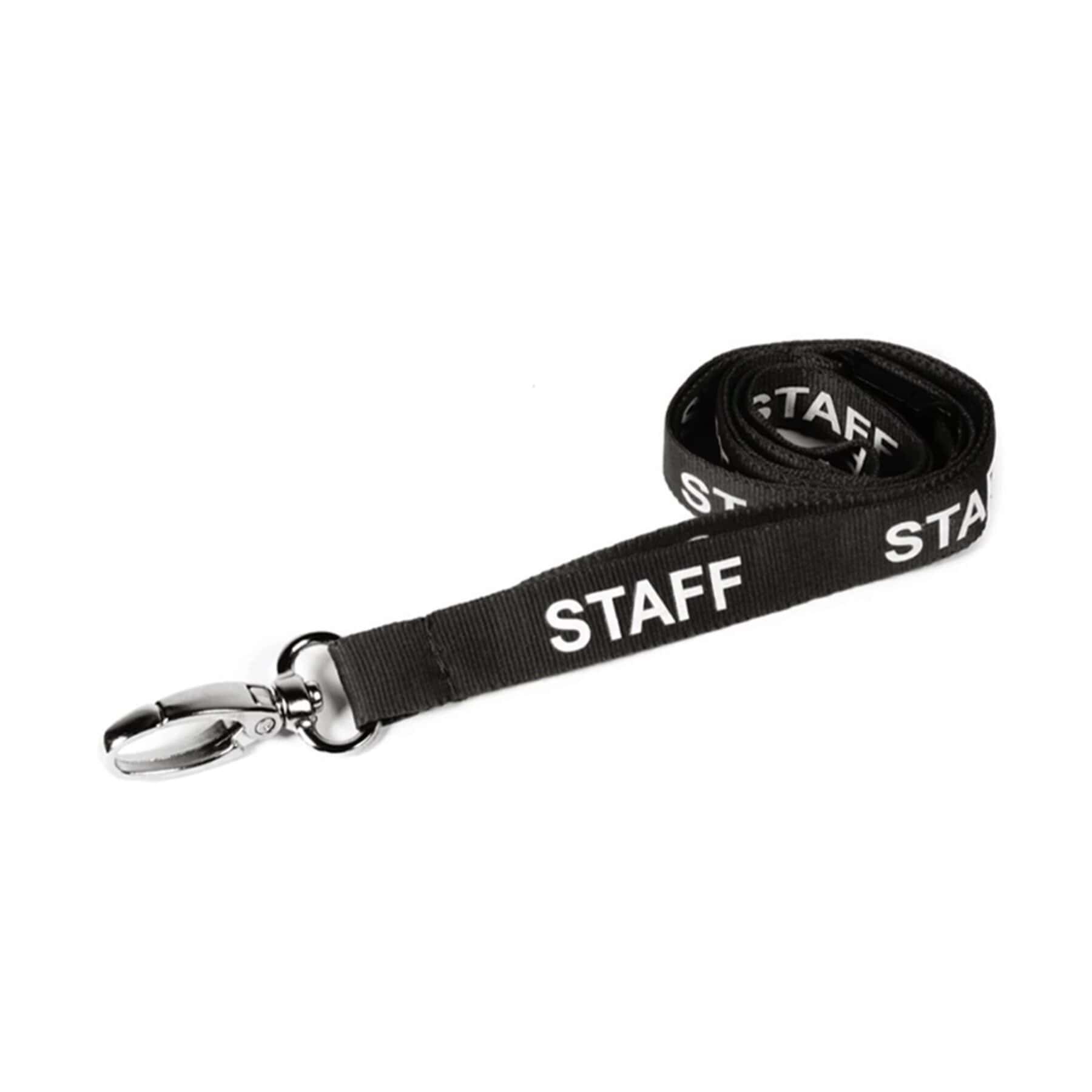 Recycled STAFF Lanyards with Metal Lobster Clip