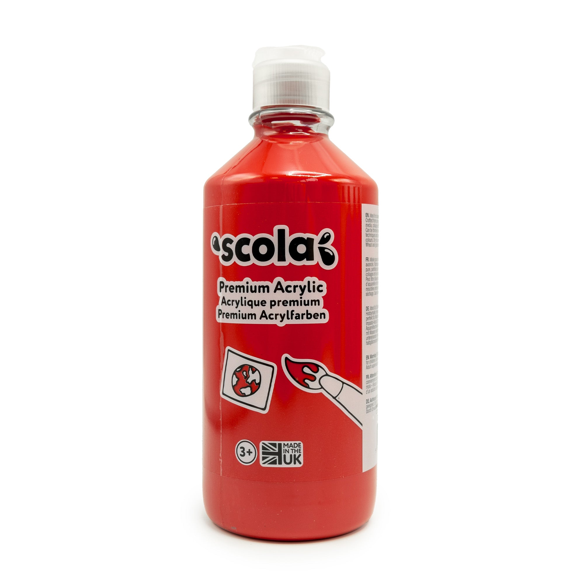 Acrylic Paint Set 500ml Assorted - Pk10