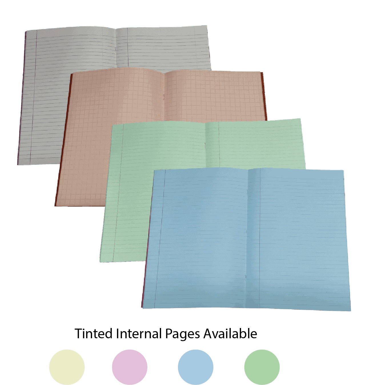 Classic A4 SEN Exercise Books 48 Page - Pk10 - Pink Pages - Red Cover - 8mm Ruled & Margin