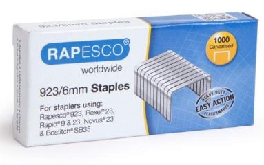 Premium Staples 23/6 Tacker Staples - Pk1000