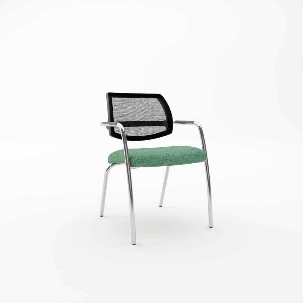 Saturn 4 Leg Meeting Chair