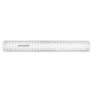 Clear Metric Only Rulers - Pk100