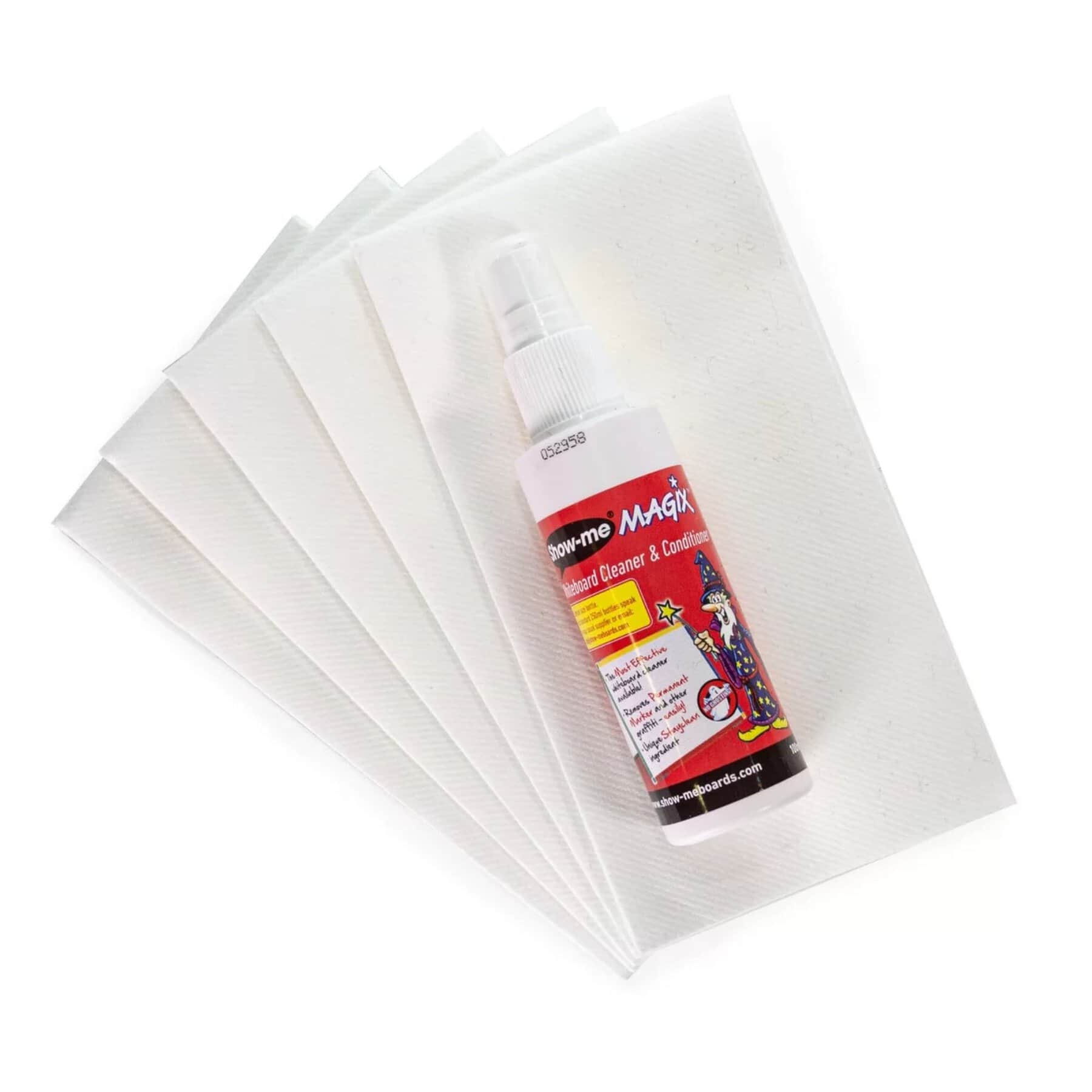 Show-me 4-Step Whiteboard Cleaning Starter Set