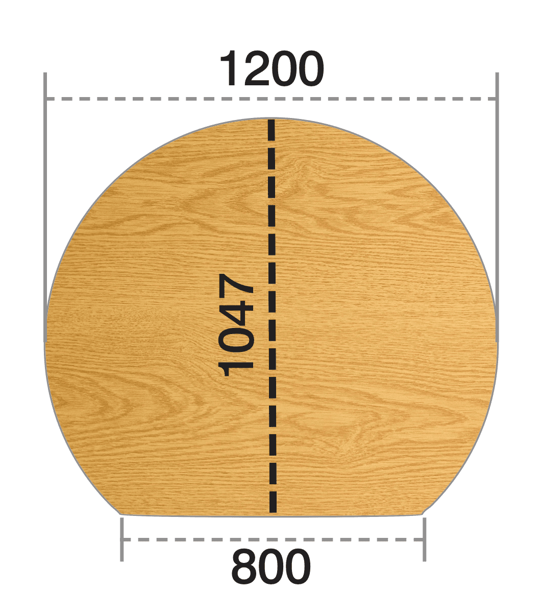 Sienna Radial Desk Extension