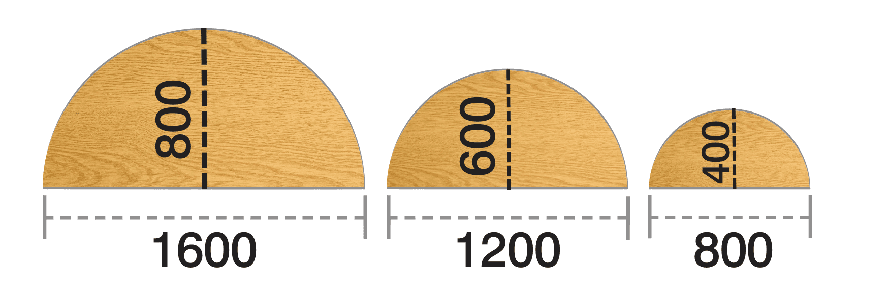 Sienna Radial Desk Extension
