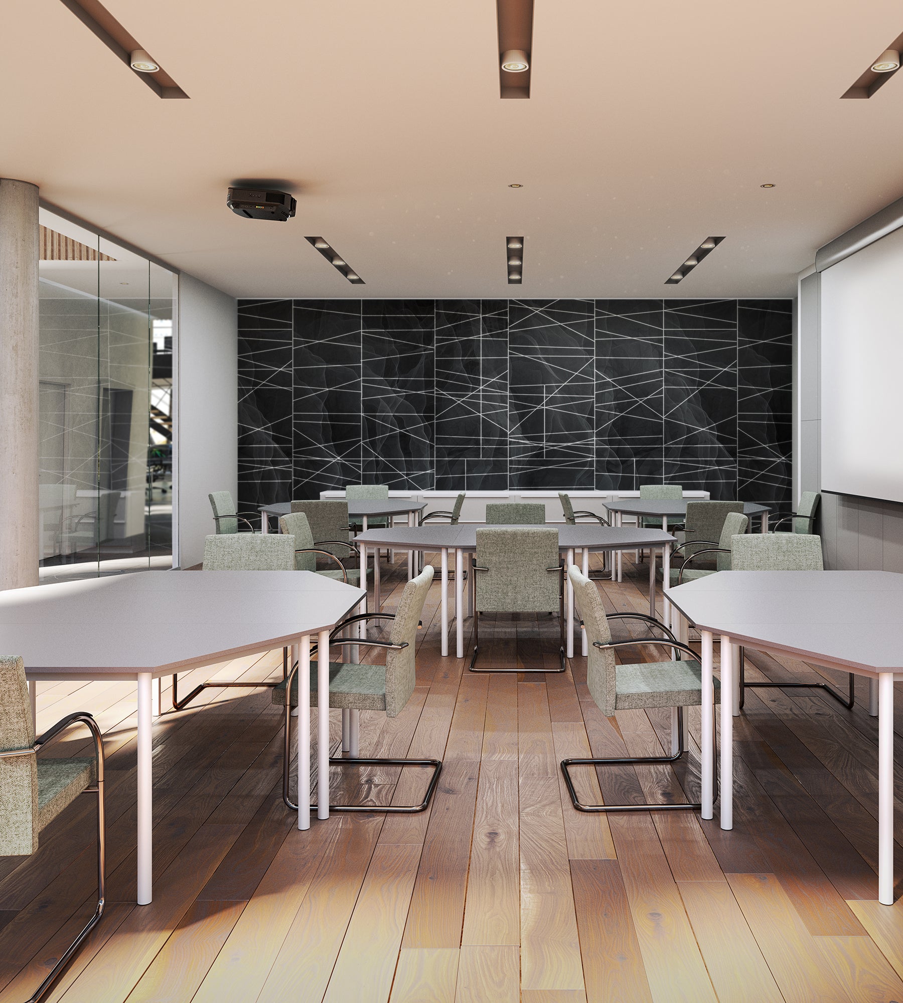 Sienna Semi-Circular Welded Table