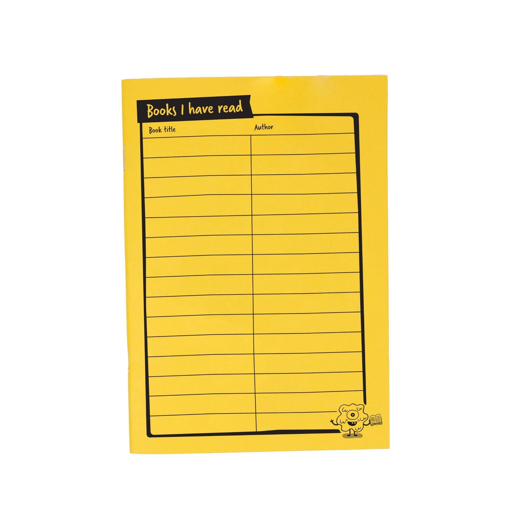 Silvine Reading Record Books - Yellow - Pk25