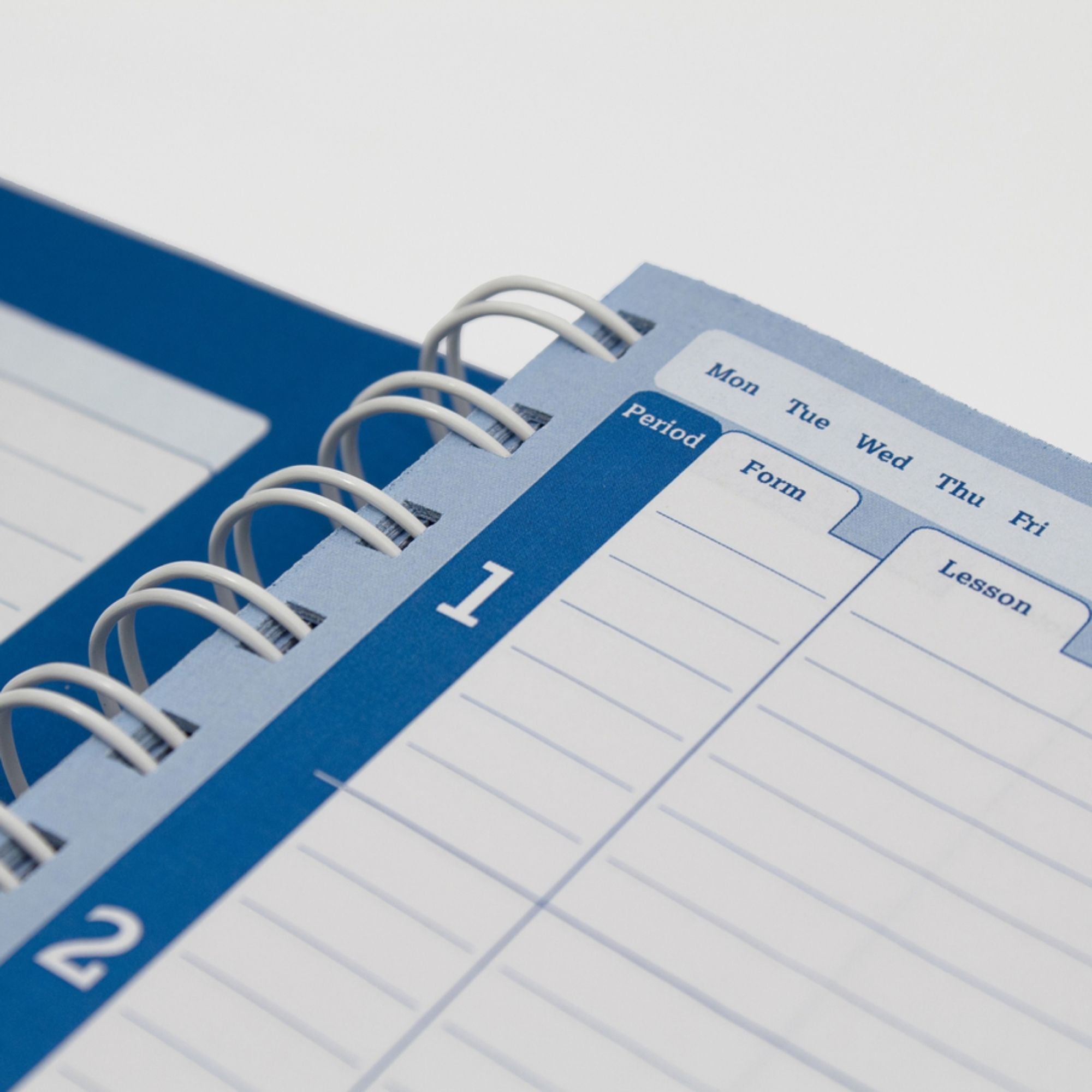 Silvine Teacher Academic Planner A4/A5 6 Period - Blue - Each