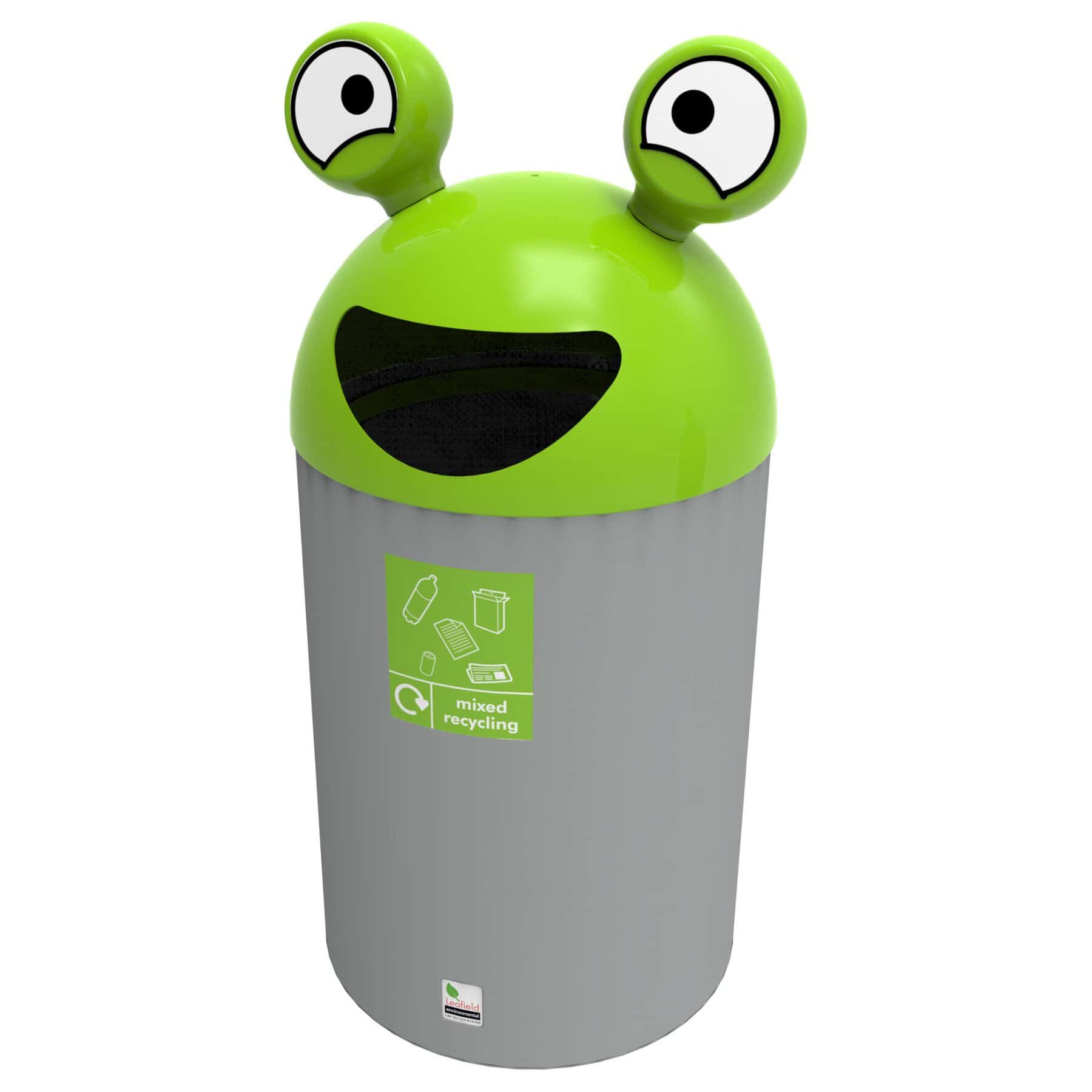 Space Invader Outdoor Children's Bin For Schools 84L