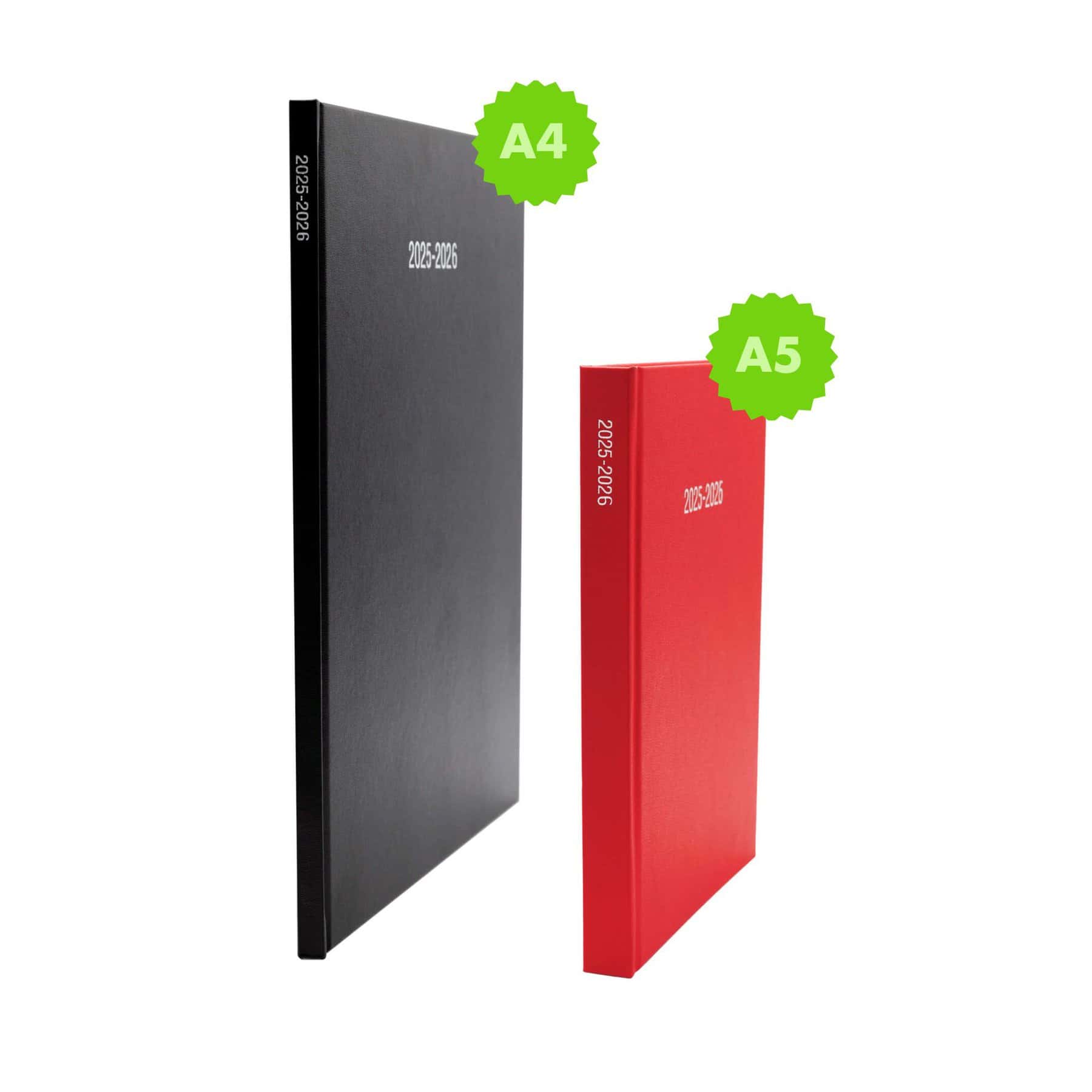 Premium Hard-backed Academic Diaries 2025-2026