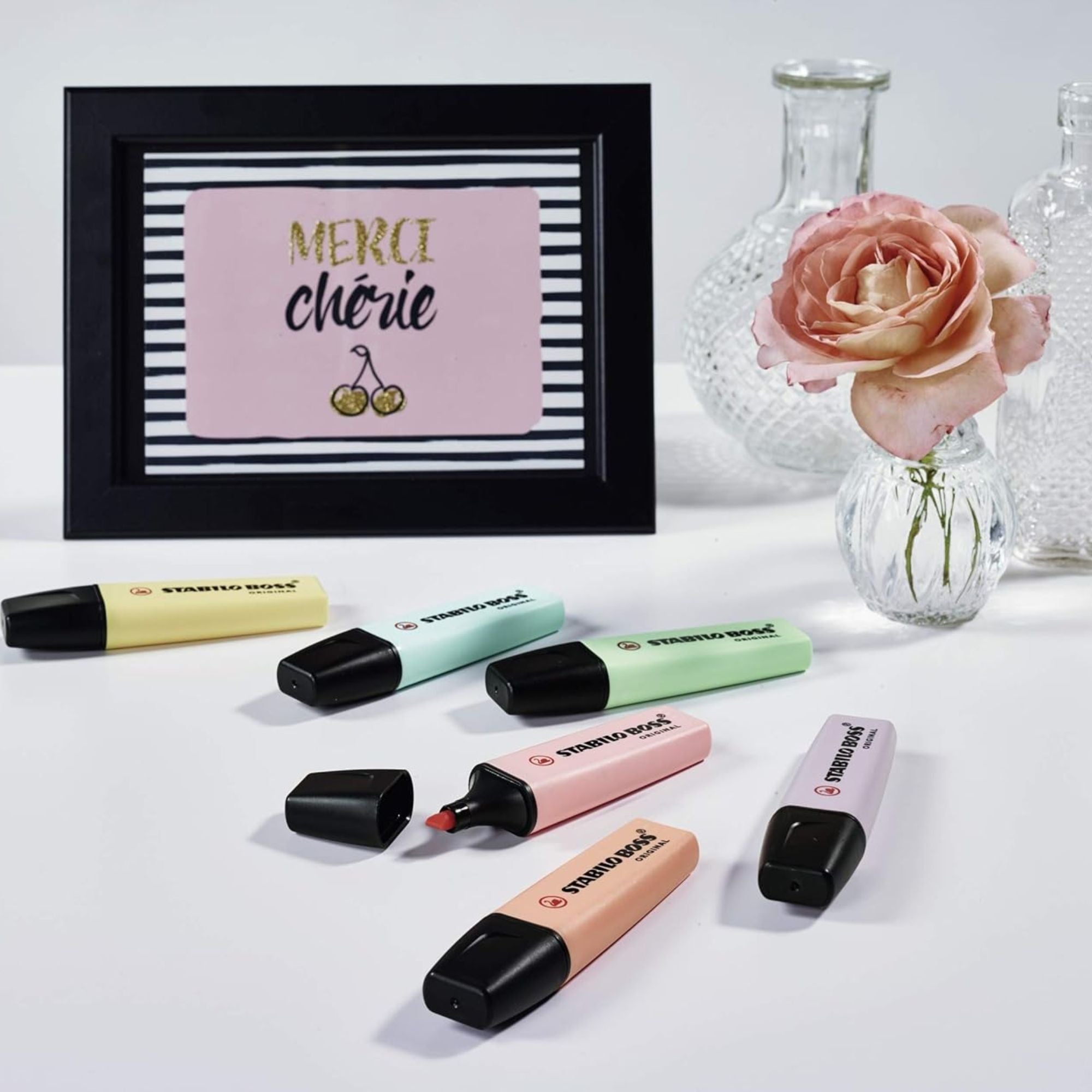 Stabilo Boss Pastel Highlighters Assorted - Pk6/48