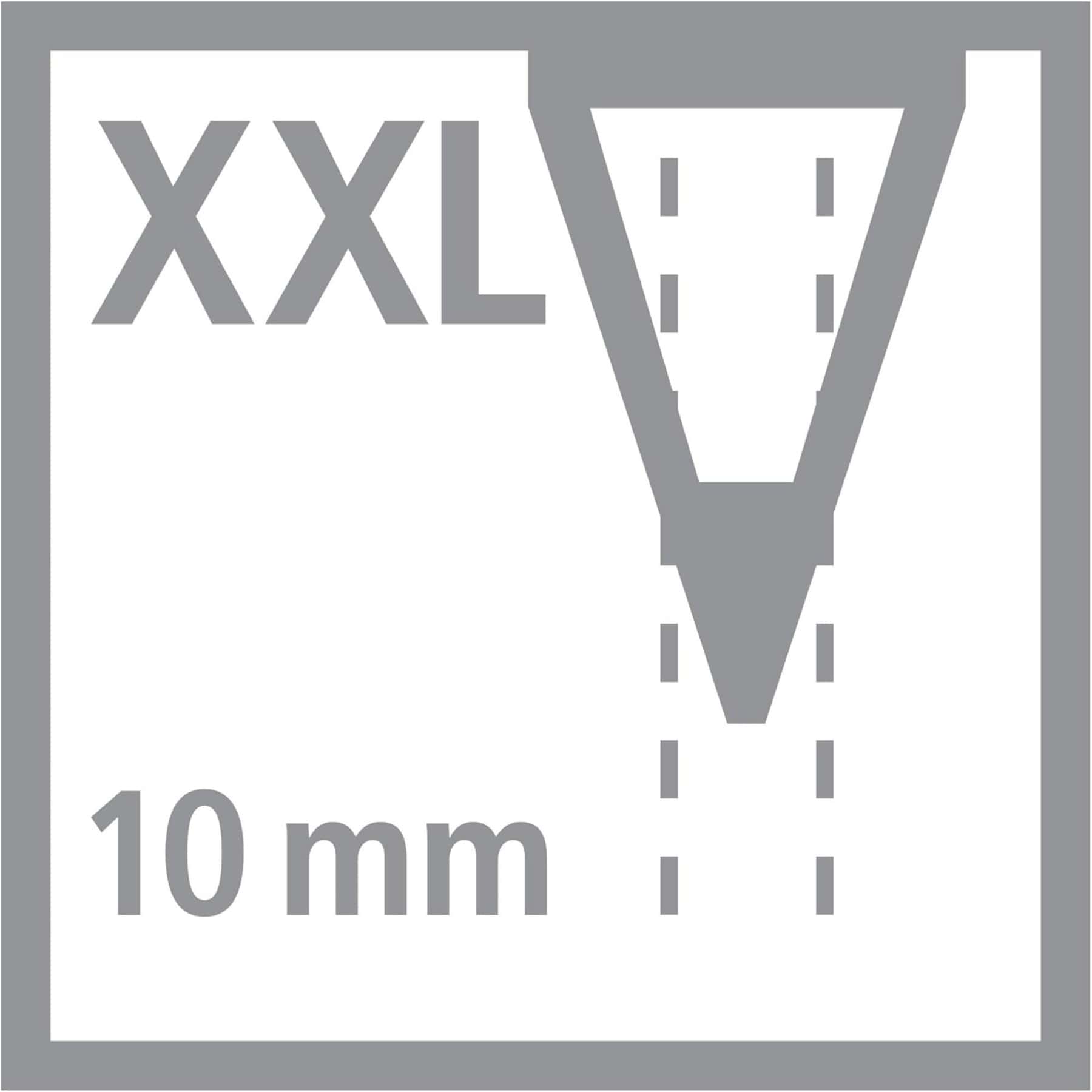 Stabilo MARKdry Whiteboard and Flipchart Markers - Classpack Black with 2 Sharpeners - Pk30