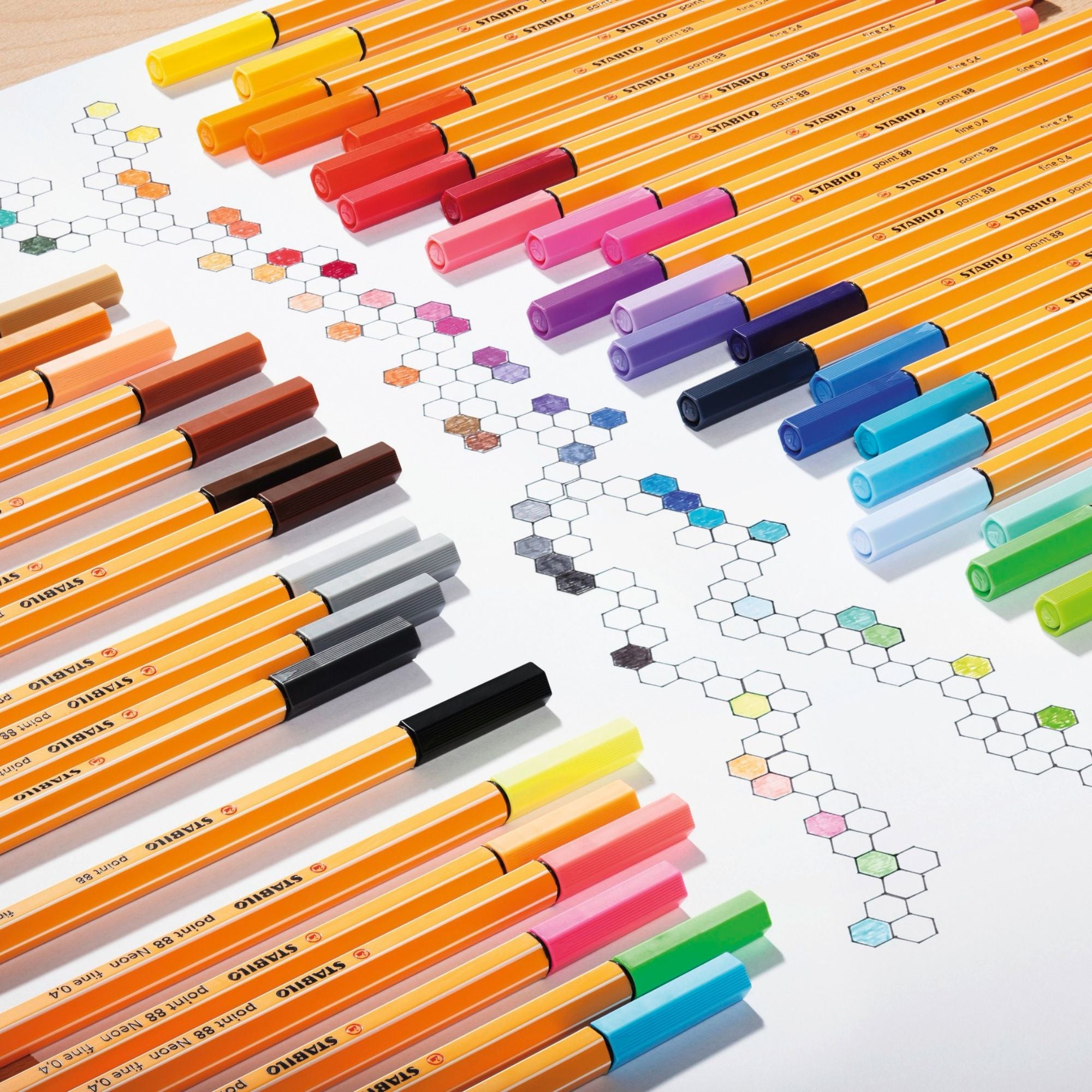 STABILO Point 88 Fineliner Pens - Pk10