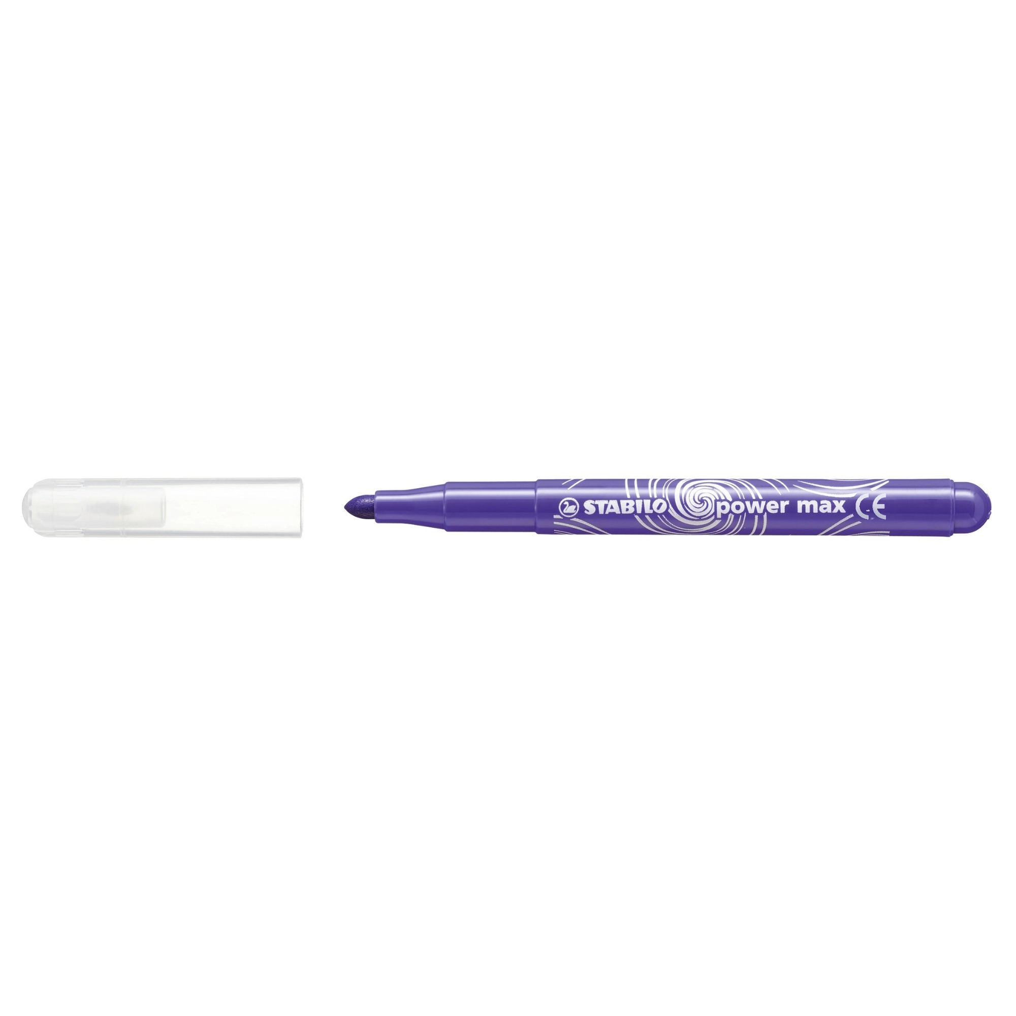 STABILO Power Max Broad Felt Tips Classpack in Tray - Pk96