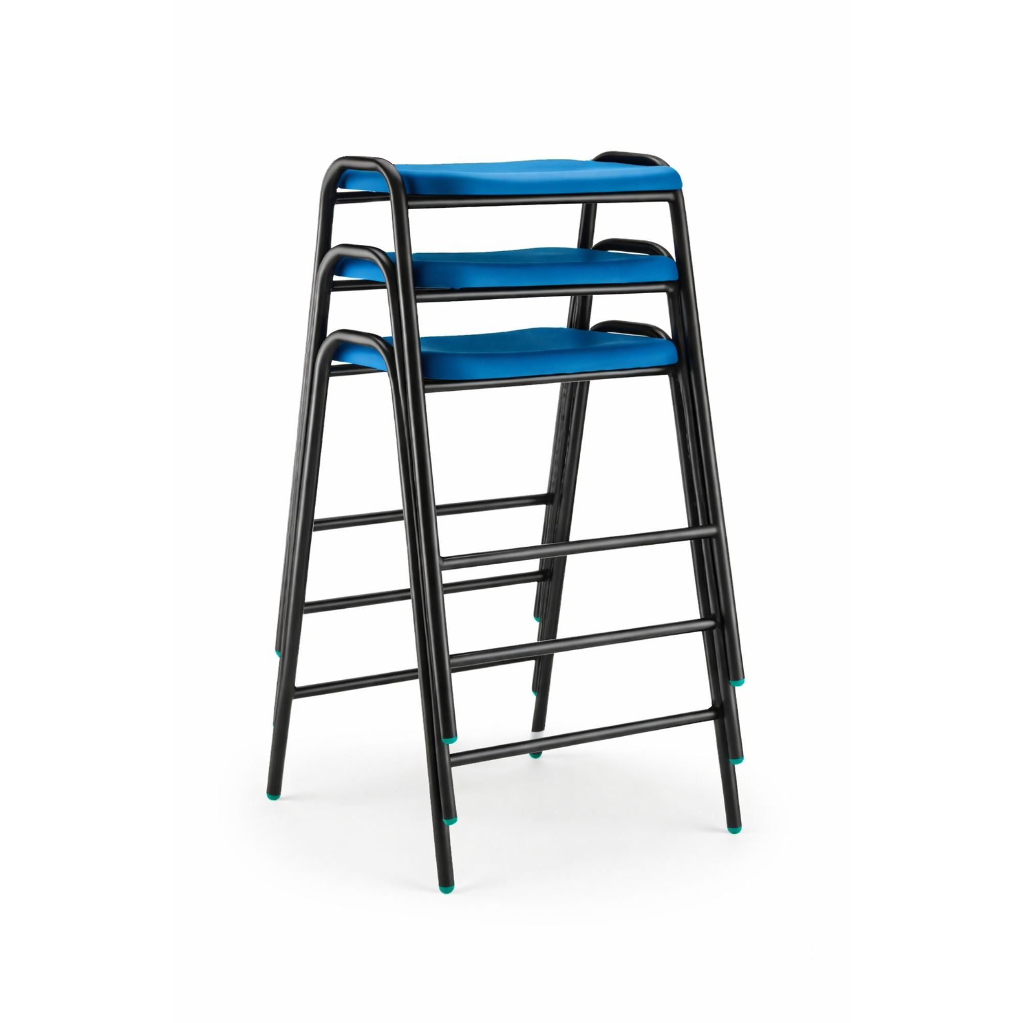 Rectangular Polypropylene Stacking Stool