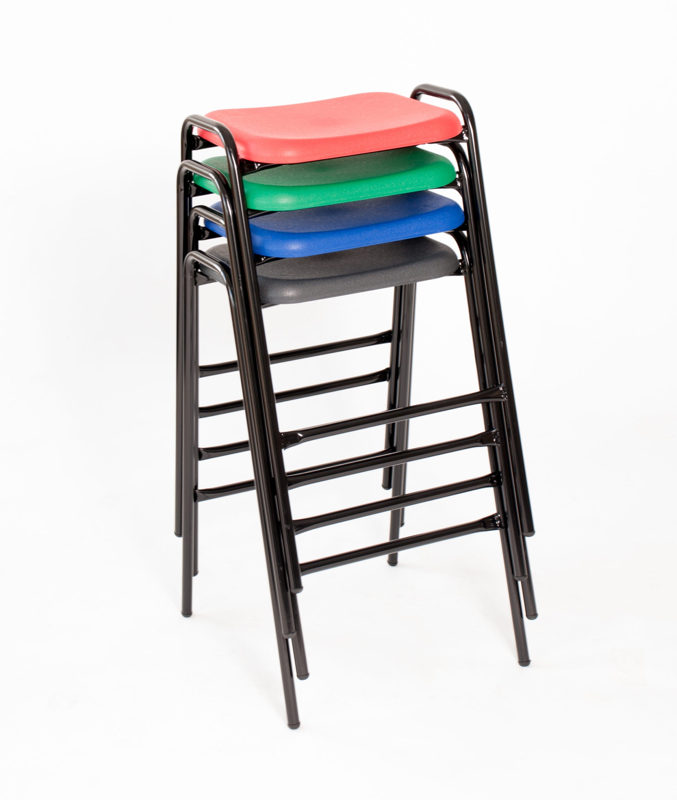 Rectangular Polypropylene Stacking Stool