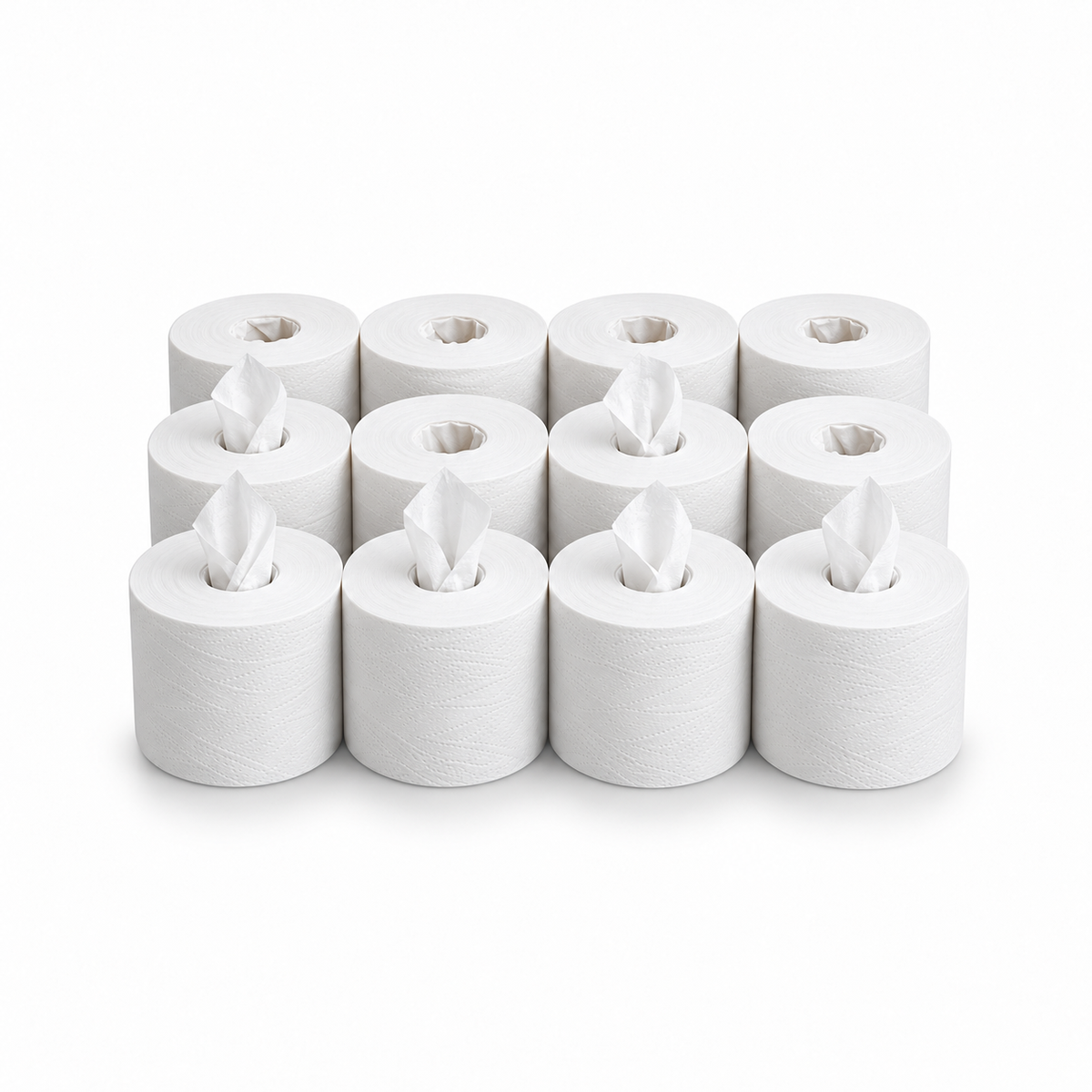 Mini Smartone-Compatible Centre Pull Toilet Rolls 2 Ply 100m - Pk12