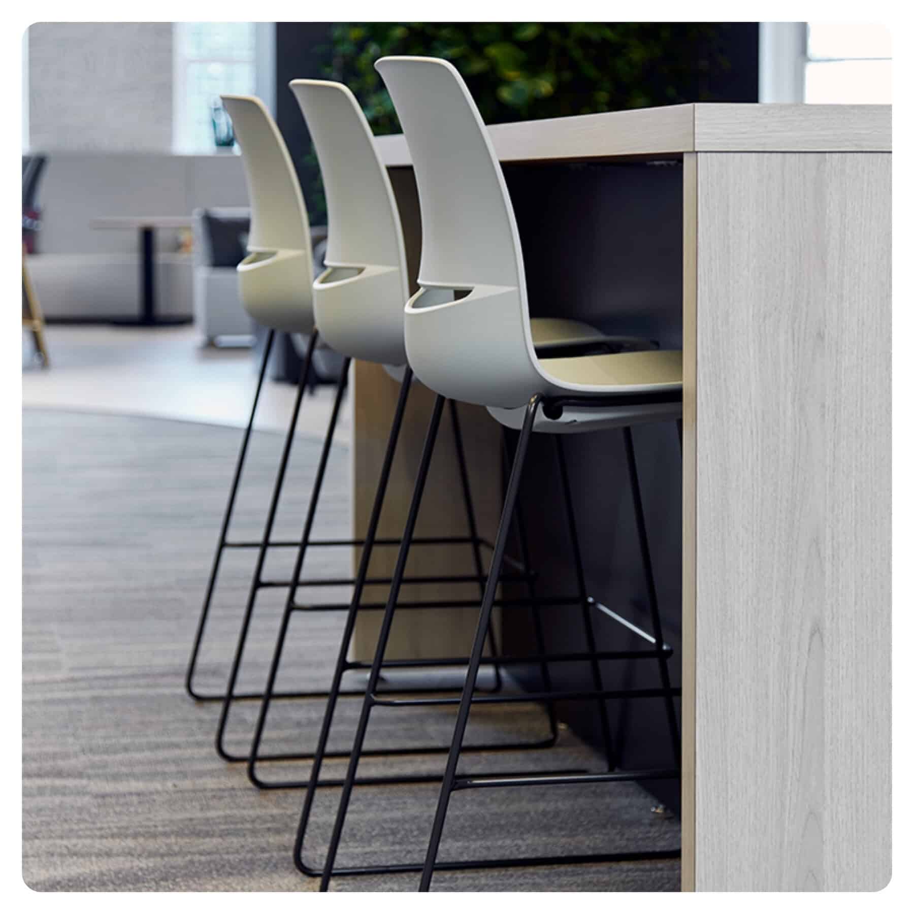 Spotlight High Density Skid Base Stool