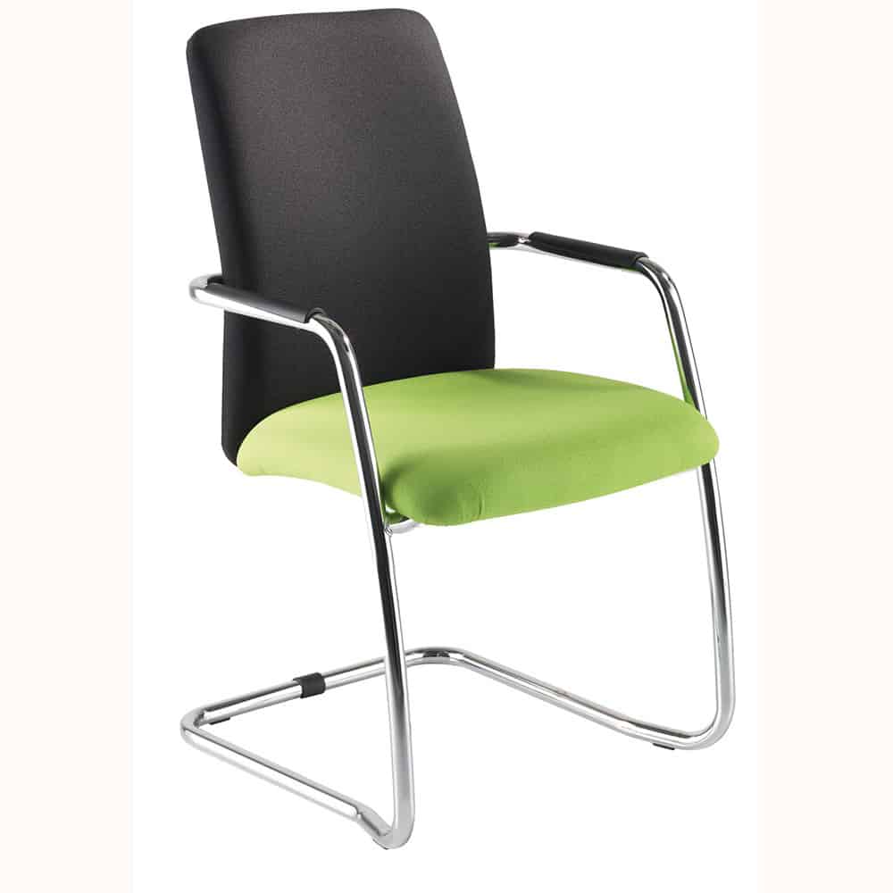 Saturn Chrome Cantilever Meeting Chair