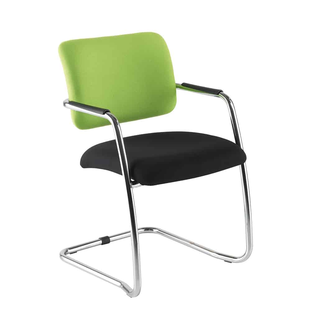 Saturn Chrome Cantilever Meeting Chair