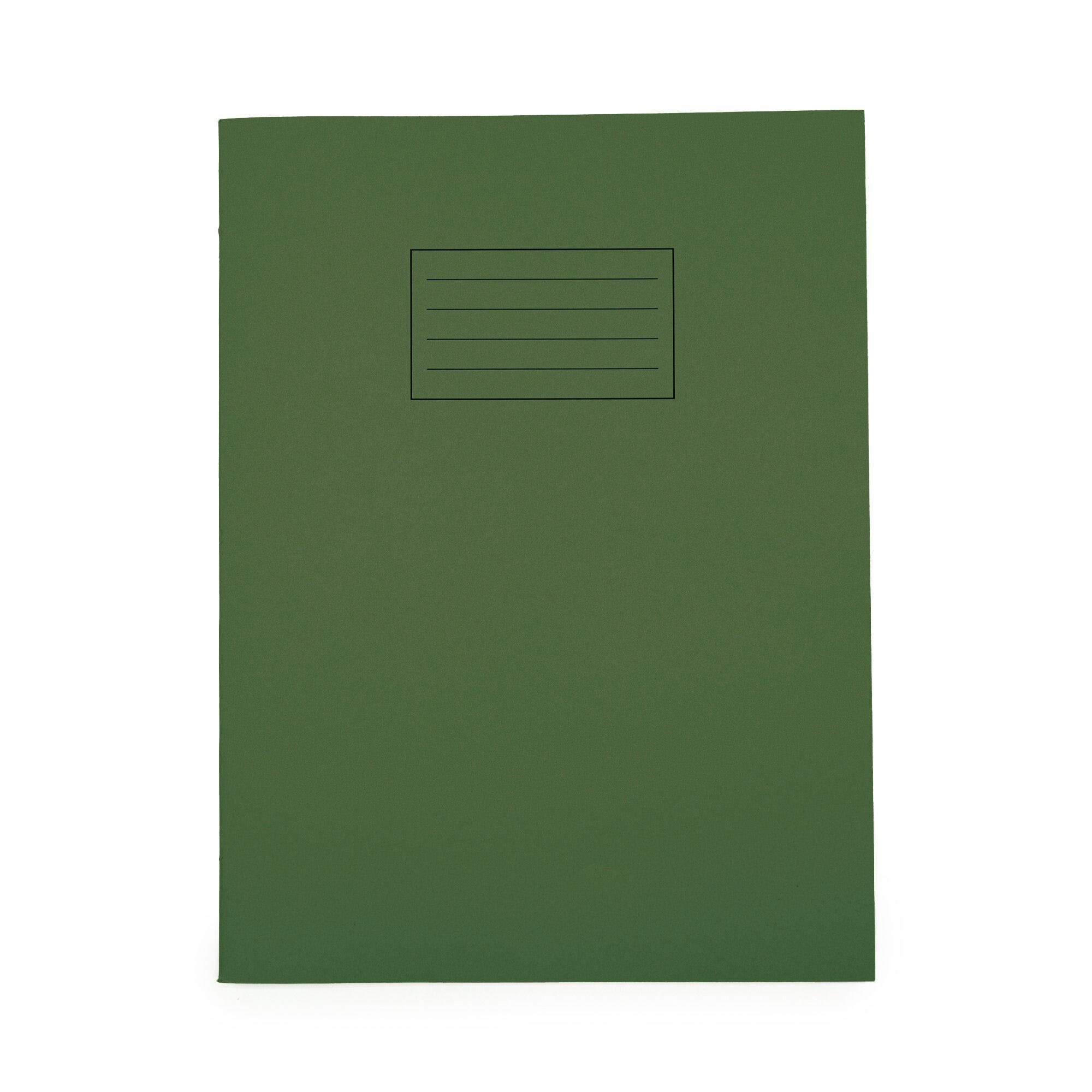 Odyssey Exercise Books A4+ 80 Page 10mm Ruled & Margin Dark Green - Pk50