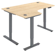Sienna Height Adjustable Crescent Desk