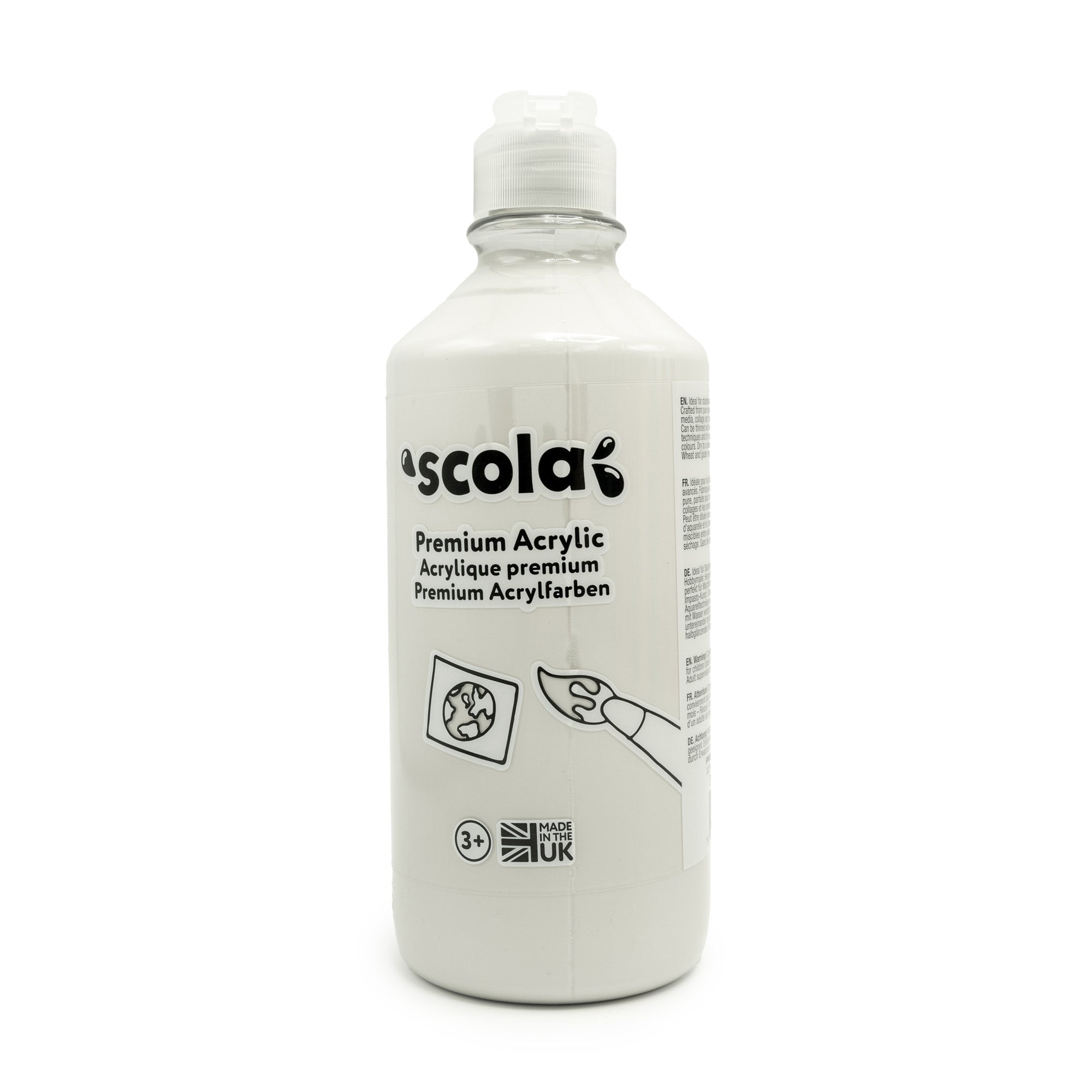 Acrylic Paint Set 500ml Assorted - Pk10