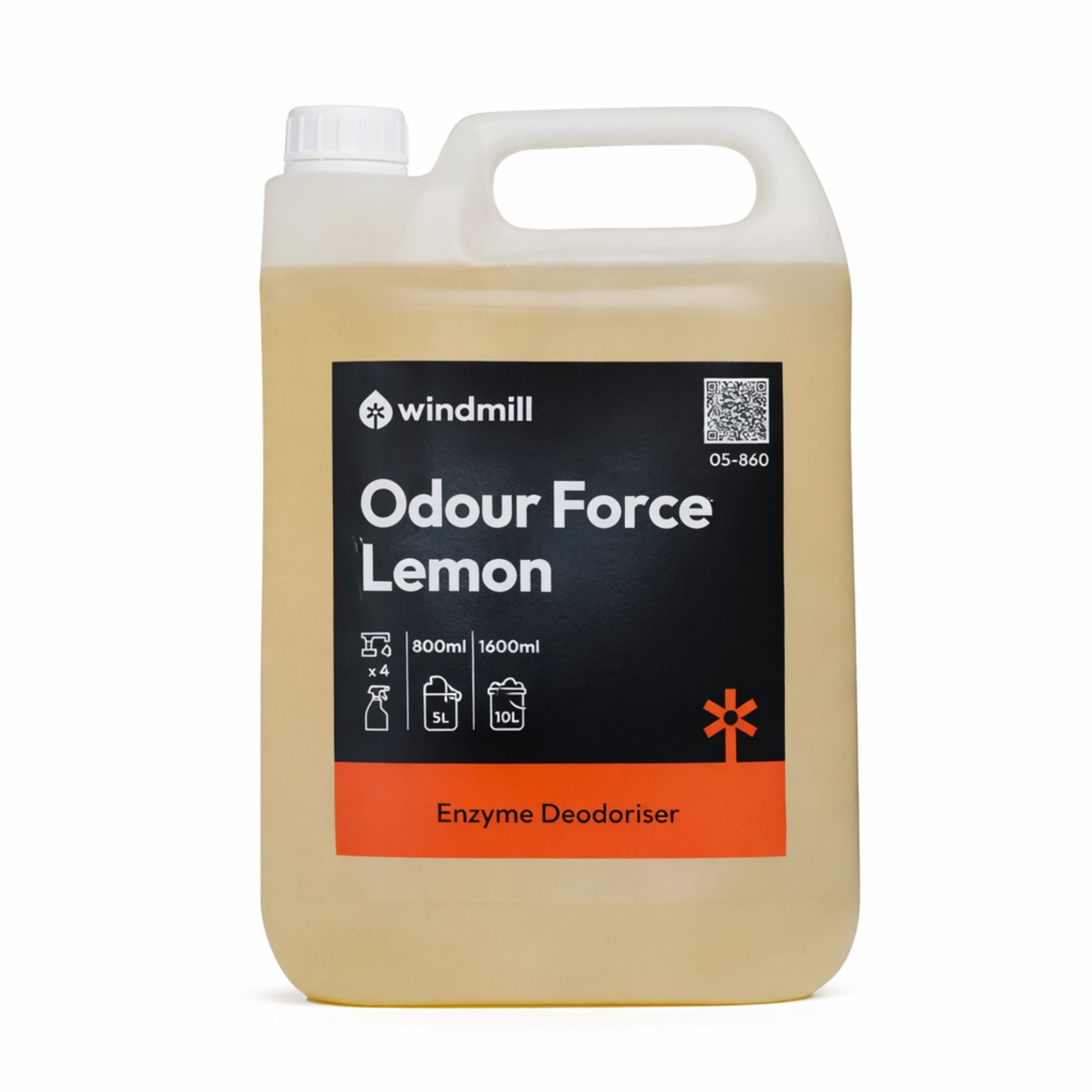 Windmill Odour Force Lemon - Enzyme Based Deodoriser