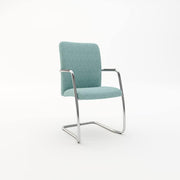 Saturn Chrome Cantilever Meeting Chair