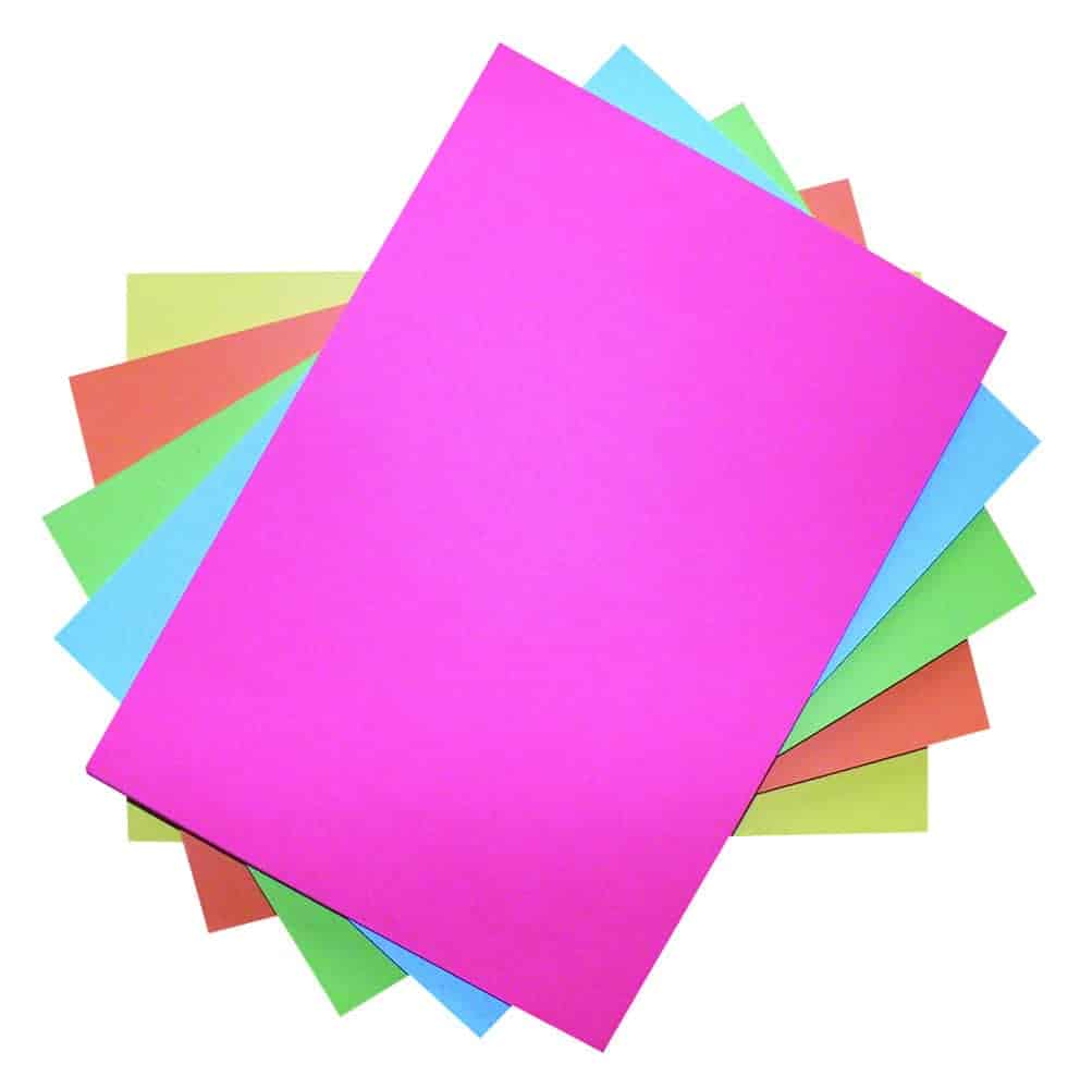 Vivid 230 Micron Coloured Card Assorted