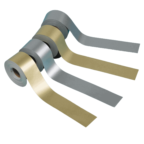Metallic Border Rolls Gold/Silver - Pk4