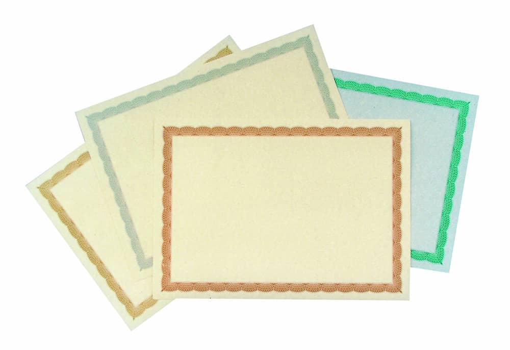 A4 Certificate Border Sheets 90gsm - Pk100 – Forward Education