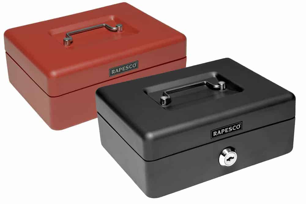 Cash Boxes 8" Black - Each