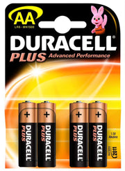 Duracell Plus Batteries AAA - Pk4
