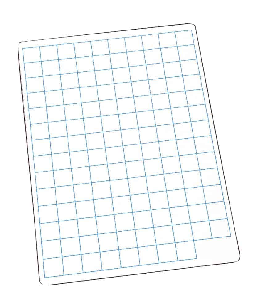 A4 Gridded Handheld Whiteboards