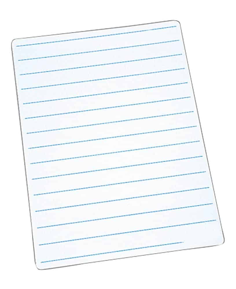 A4 Lined Handheld Whiteboards