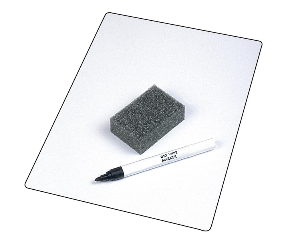 A4 Plain Handheld Whiteboards