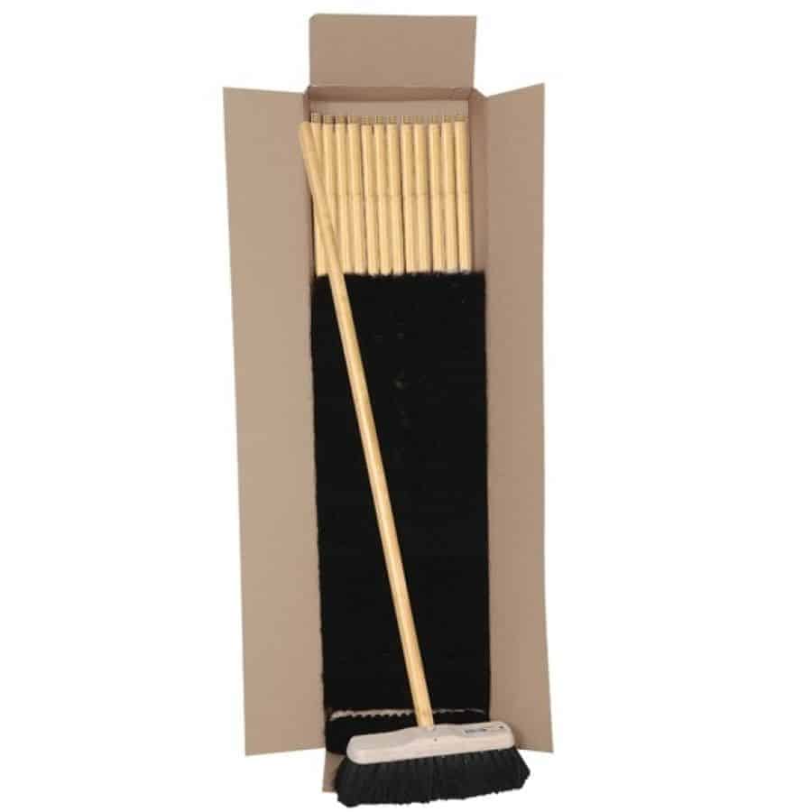 Hill 12" Stiff Brush with Handle