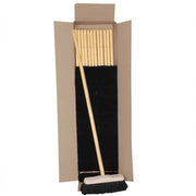 12" Black Coco Soft Brush with Threaded Handle