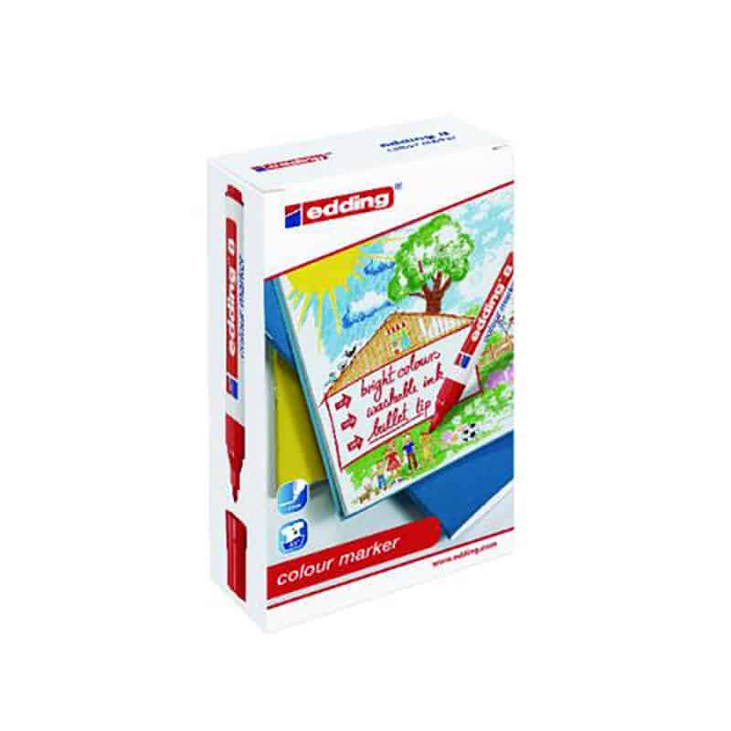 Edding Colourmarker 8 Assorted