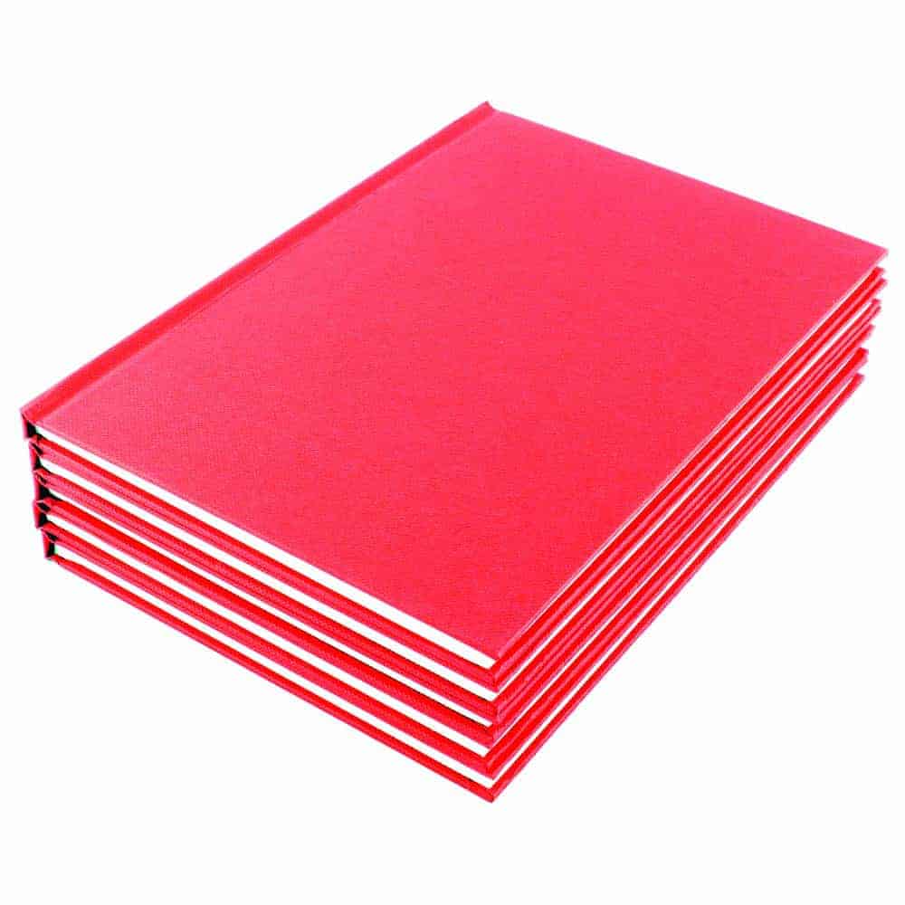 Hardback Notebooks Red Cover