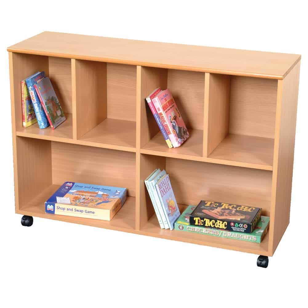 Large Straight Storage Unit Beech - Straight