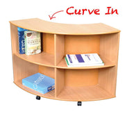 Quarter Round Storage Unit Beech