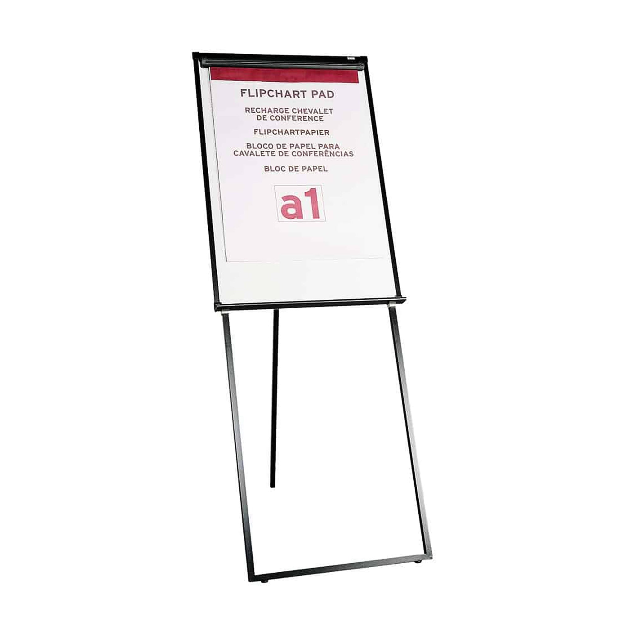 Magnetic Drywipe Flipchart Easel with Footbar