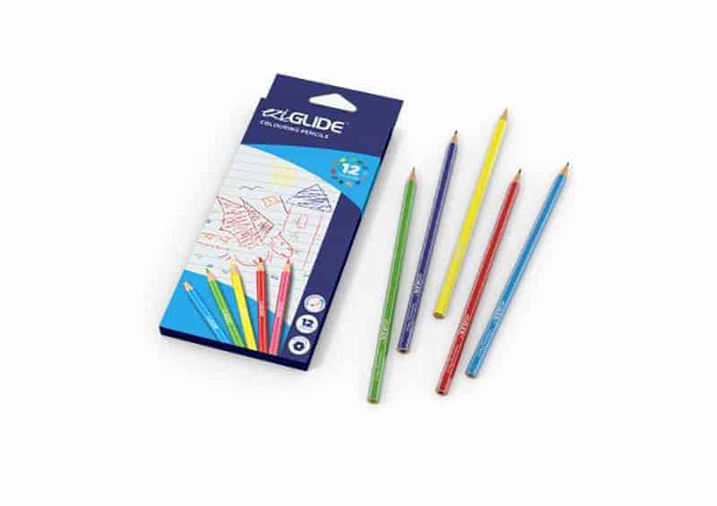 EziGlide School Colouring Pencils