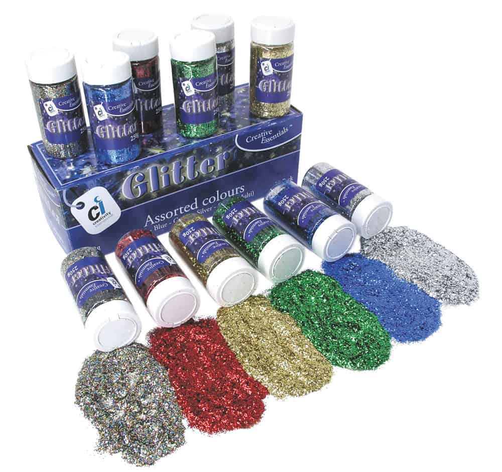 Assorted Glitter Shakers - Pk6