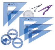Helix Maths Instruments - Protractors 100mm 360° - Pk50