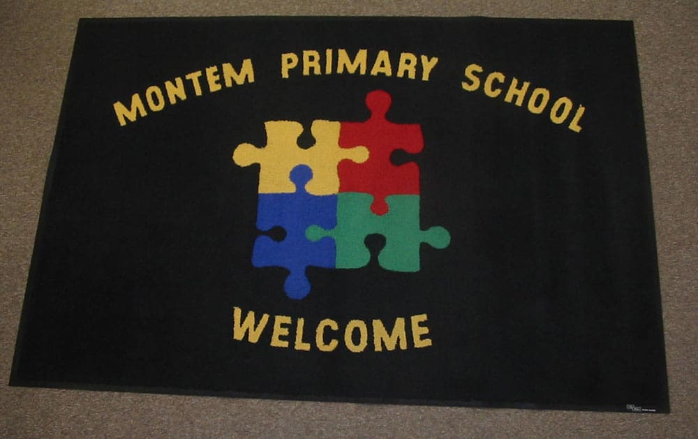 Personalised Logo Mat With Gripper Backing