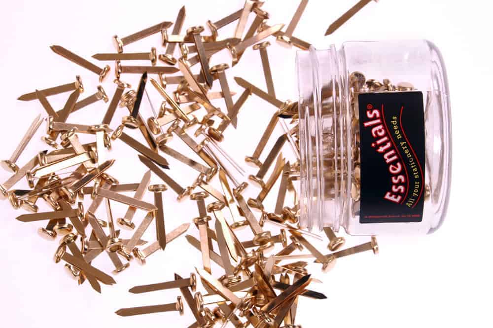 Paper Fasteners Brass - Pk500